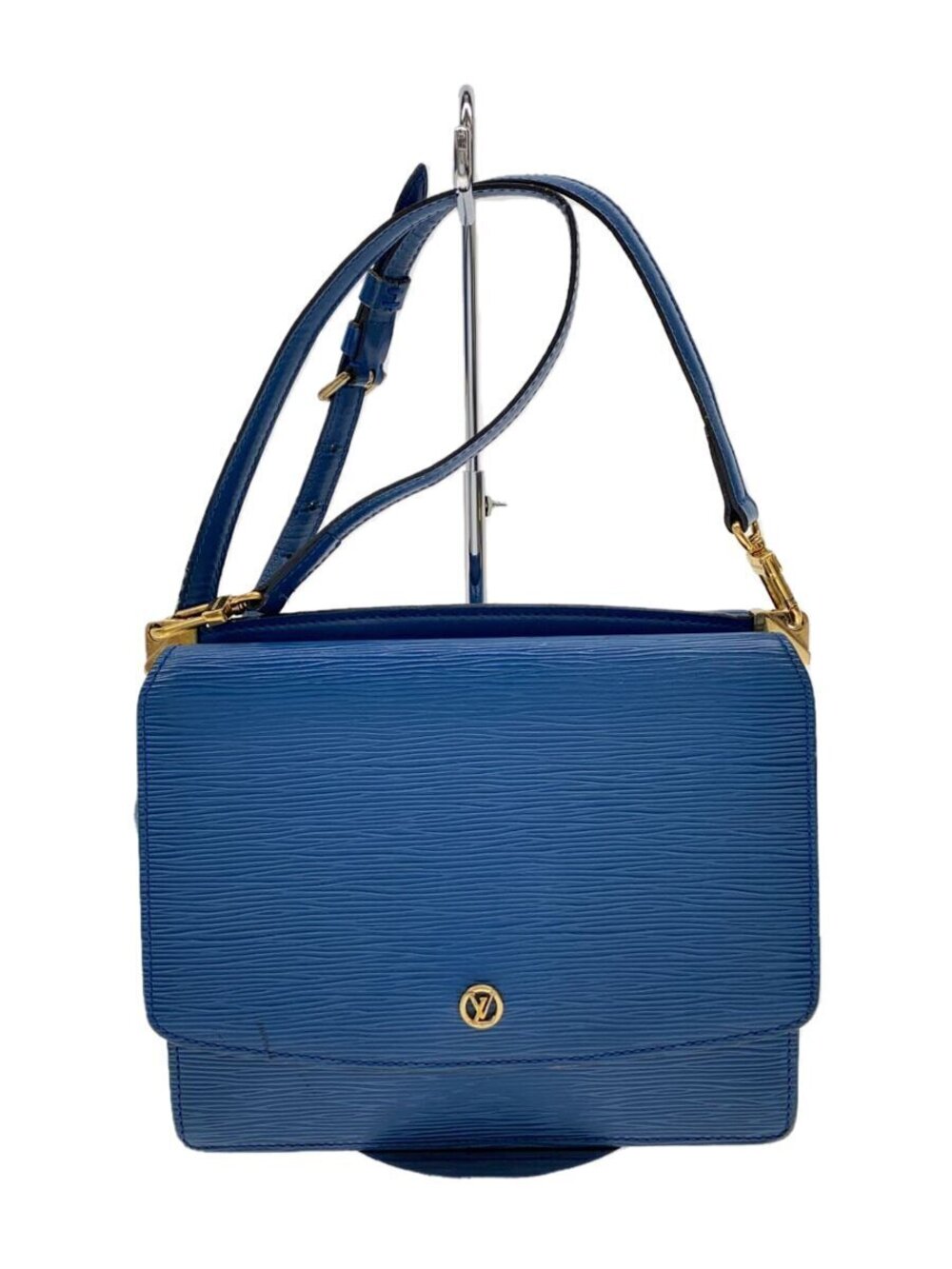 LOUIS VUITTON Grenelle Epi Blue Toledo Leather Bag